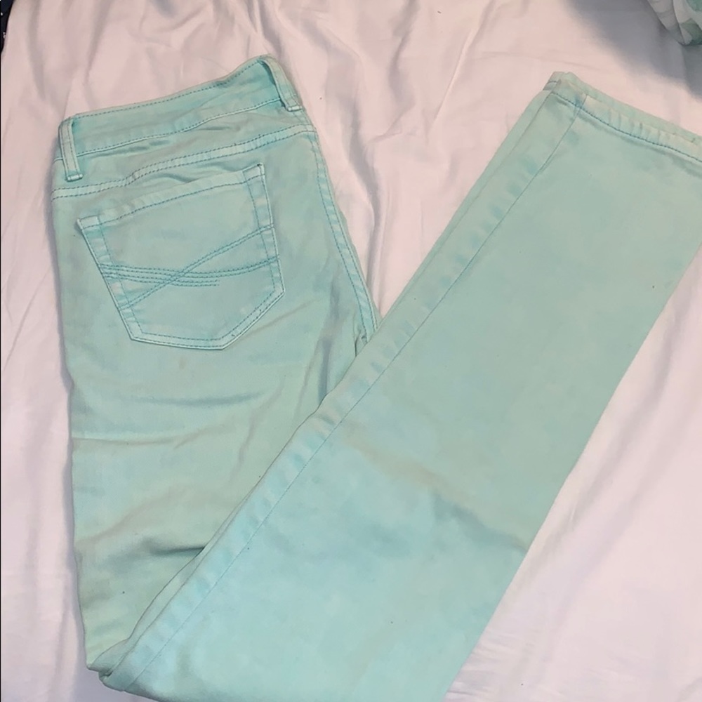 Light Teal Aeropostale Skinny Jean